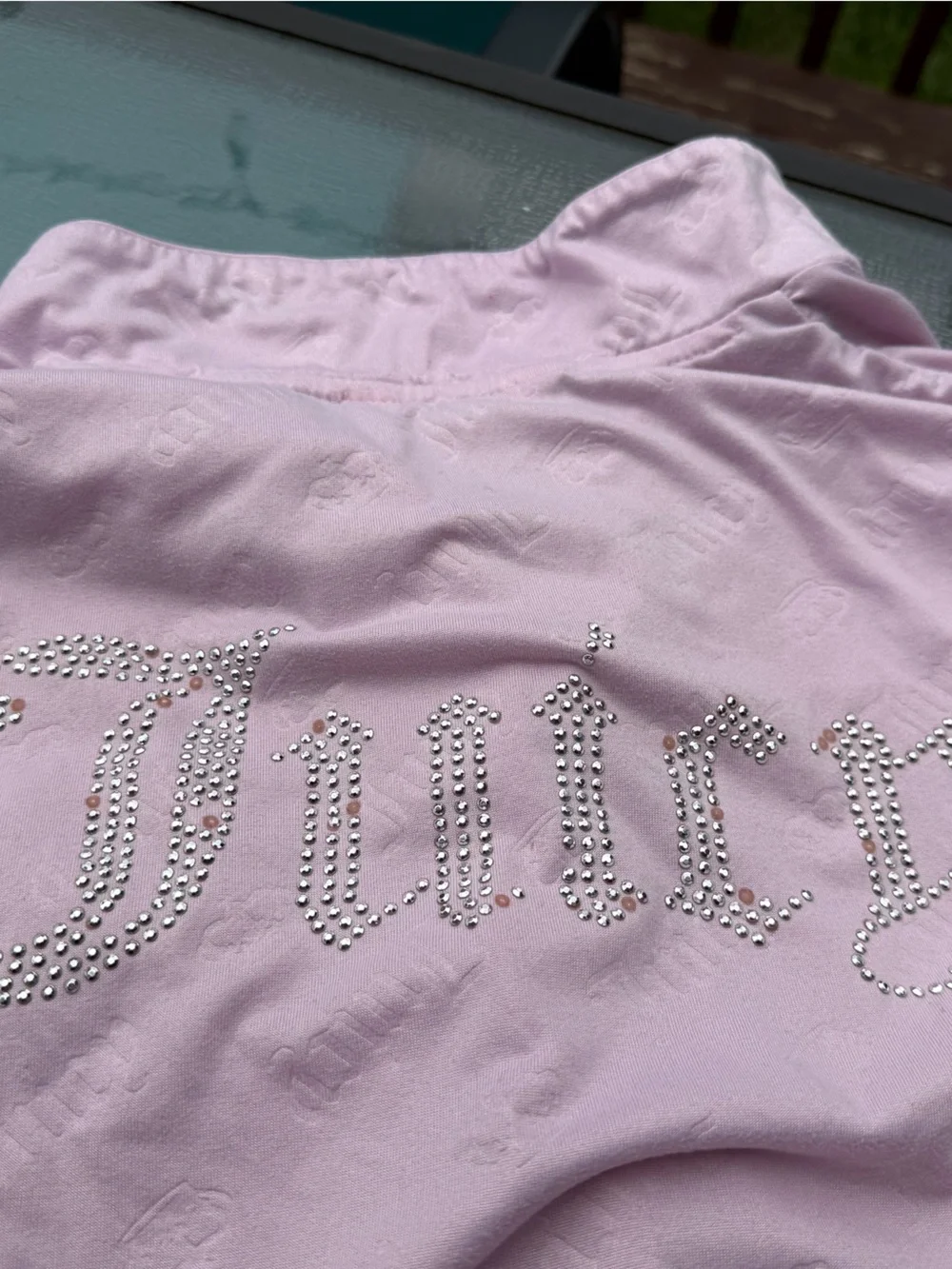 Juicy Couture Light Purple Short-Sleeve Button Pajama Set